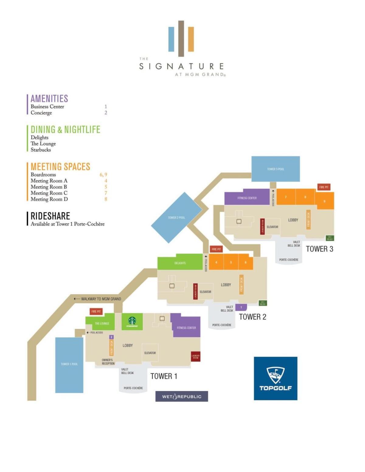 Mgm Signature-05-602 1Br 2Ba Balcony Suite Las Vegas Bagian luar foto